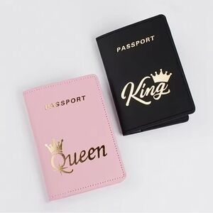 Pink and Black Passport Holders